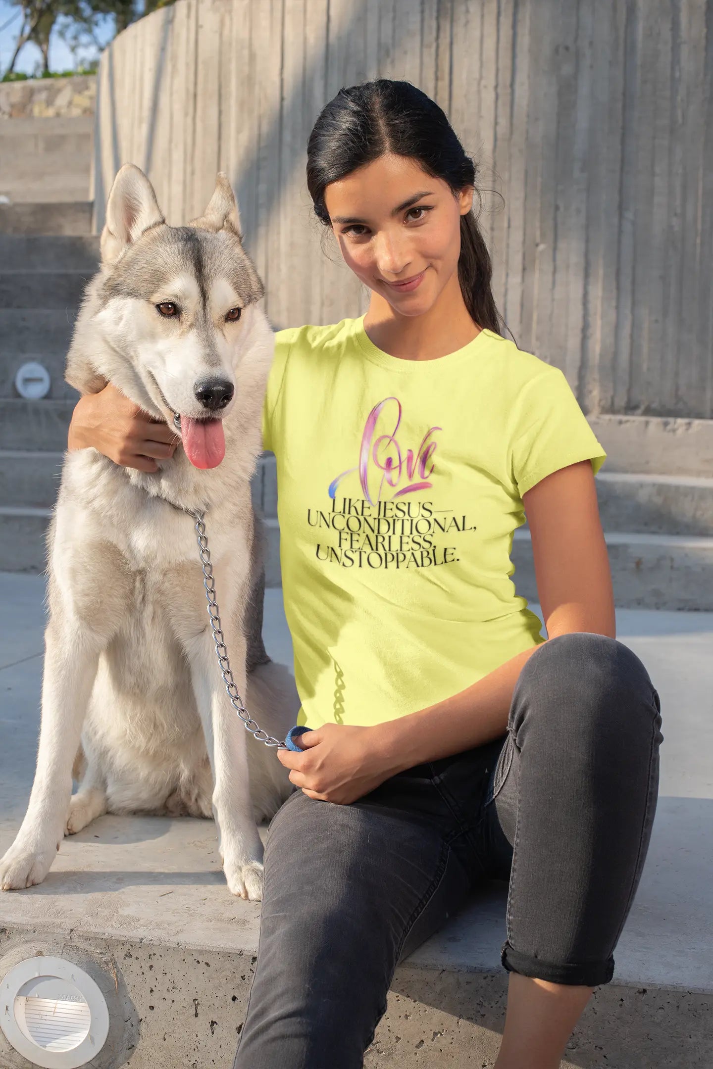 "Love Like Jesus - Unstoppable" Inspirational Women's Tee Printify