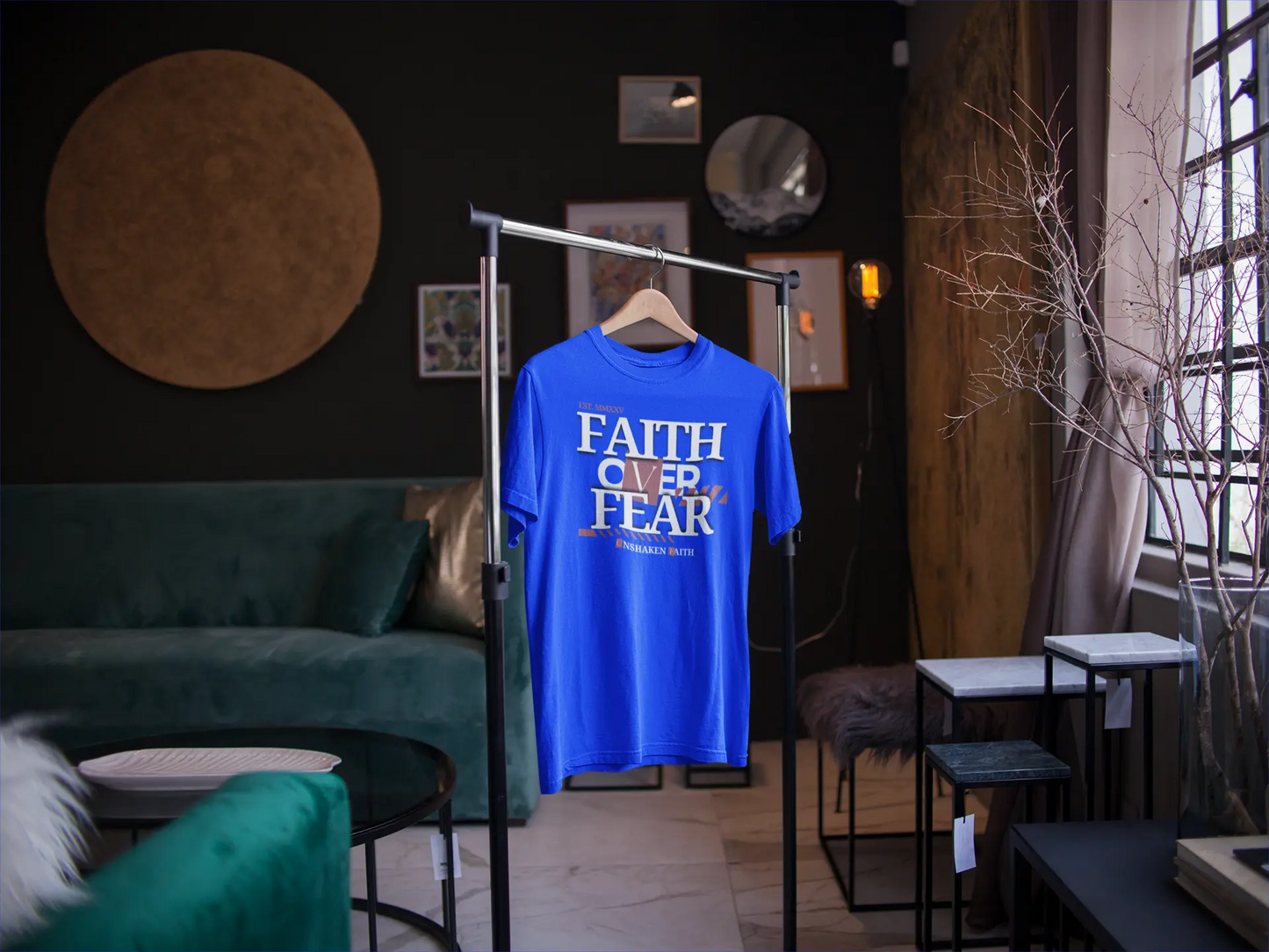 Faith Over Fear Unisex Softstyle T-Shirt - Inspirational Graphic Tee Printify