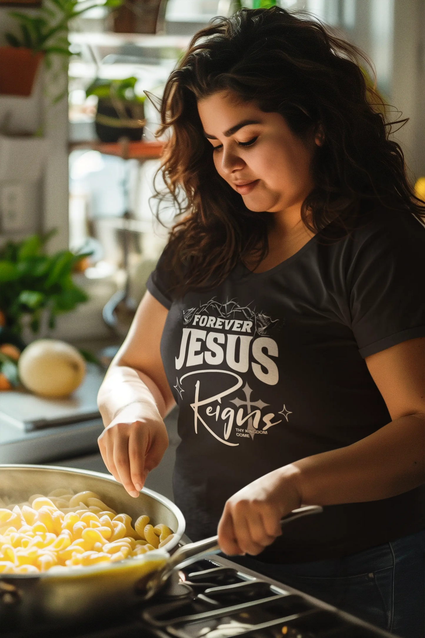 Forever Jesus Unisex Heavy Cotton Tee - Faith-Inspired Apparel Printify