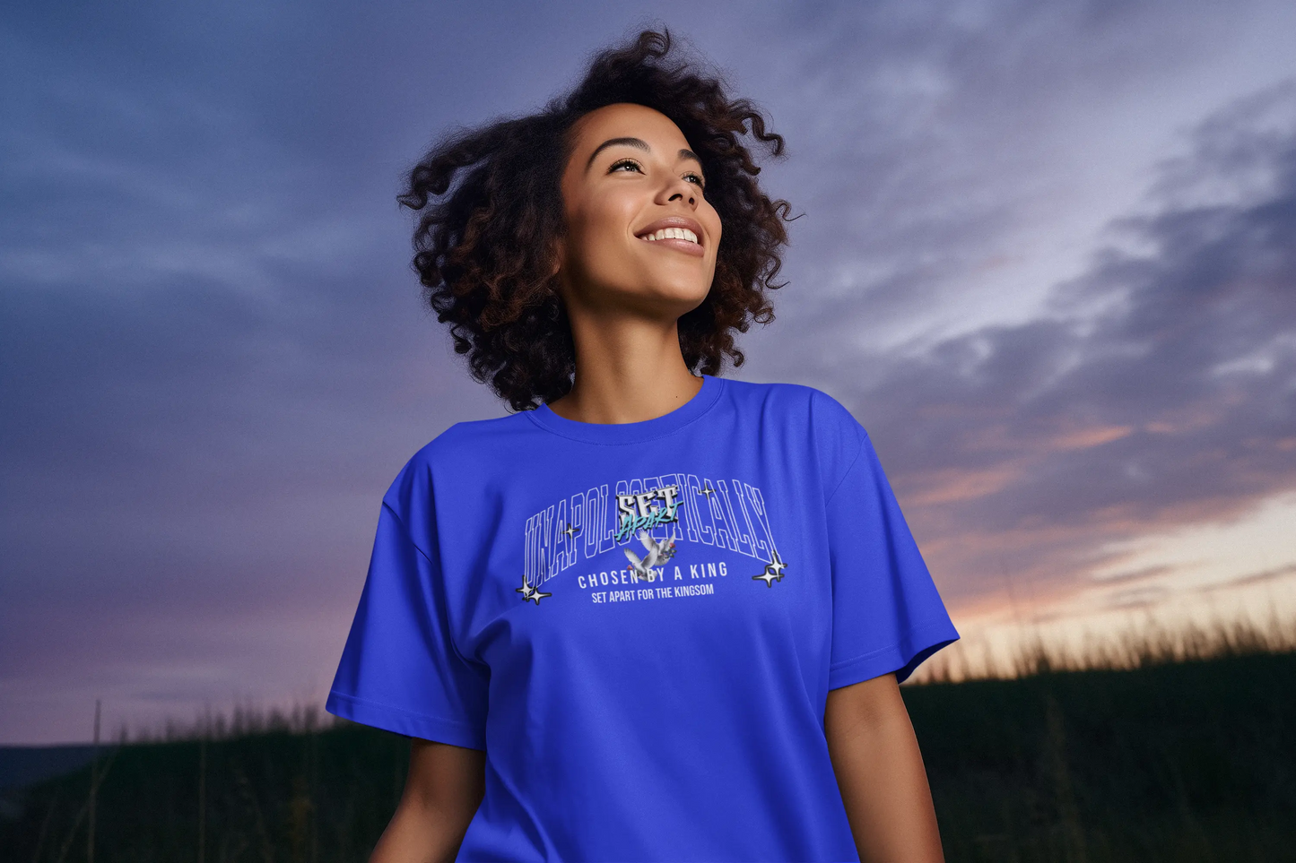 Chosen by a King T-Shirt - Unisex Jersey Tee for Spiritual Vibes Printify