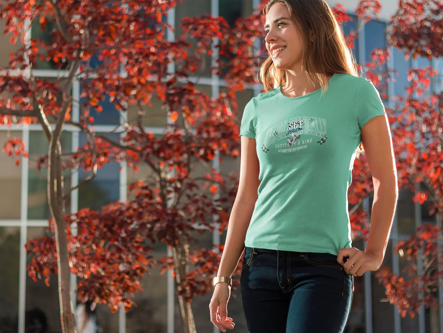 Chosen by a King T-Shirt - Unisex Jersey Tee for Spiritual Vibes Printify
