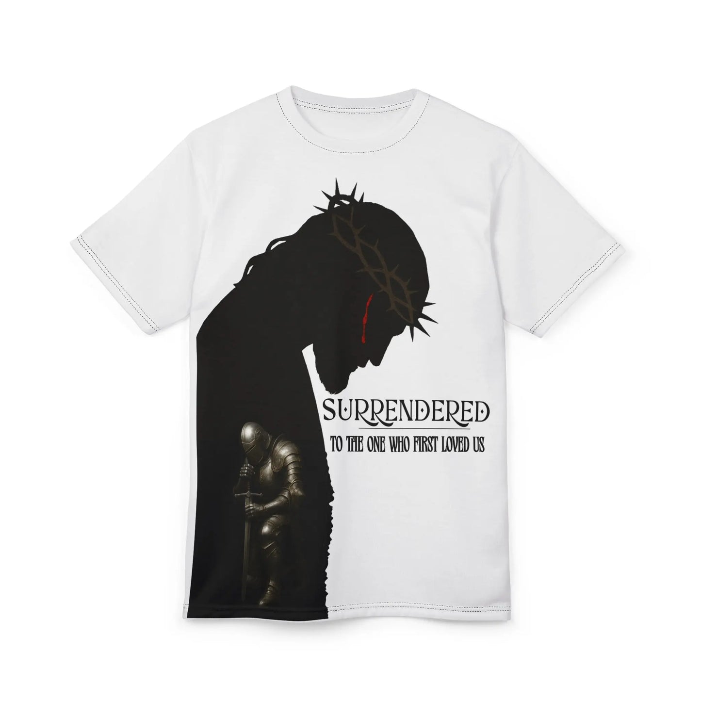 Christ-Inspired Unisex Tee, Spiritual T-Shirt, Inspirational Graphic Top, Faith-Based Apparel, Religious Gift for Loved Ones Printify
