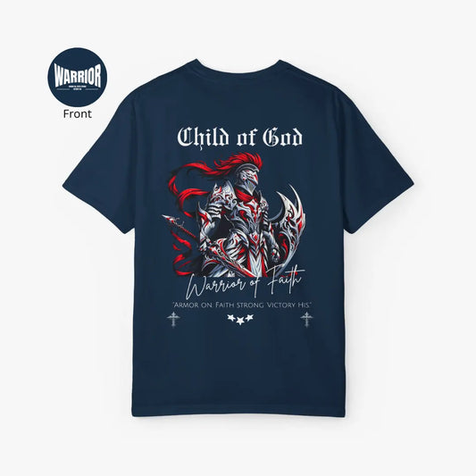 Child of God Warrior of Faith Tee Printify