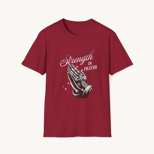 Strength in Prayer Tee Printify