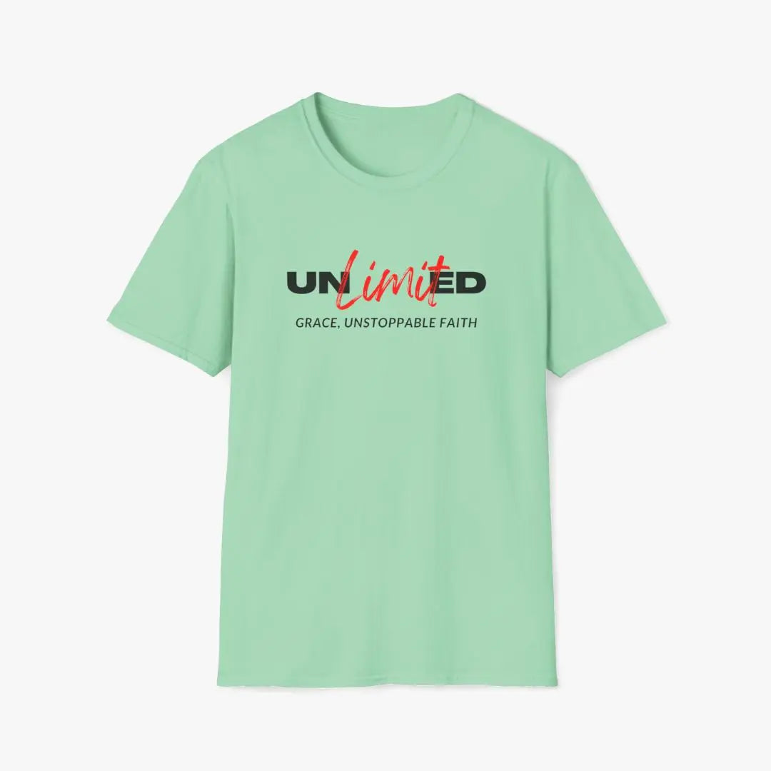 Unlimited Grace, Unstoppable Faith Tee Printify