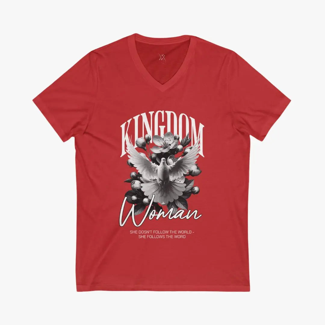 Kingdom Woman V-Neck Tee Printify