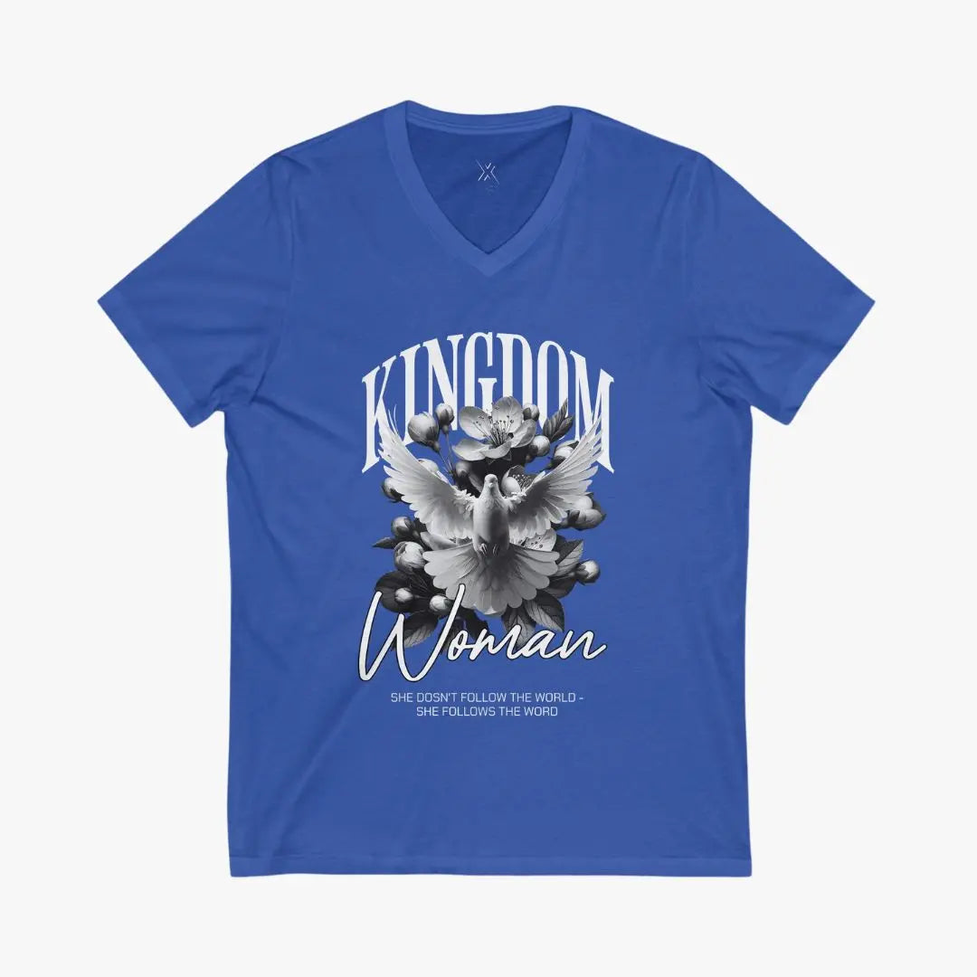 Kingdom Woman V-Neck Tee Printify