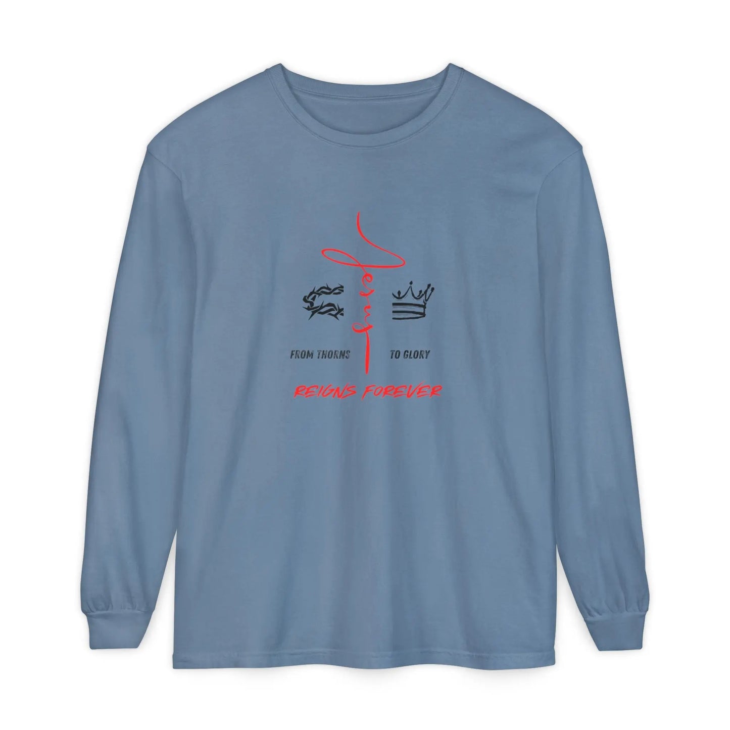 He Reigns Forever Mens Tee Printify