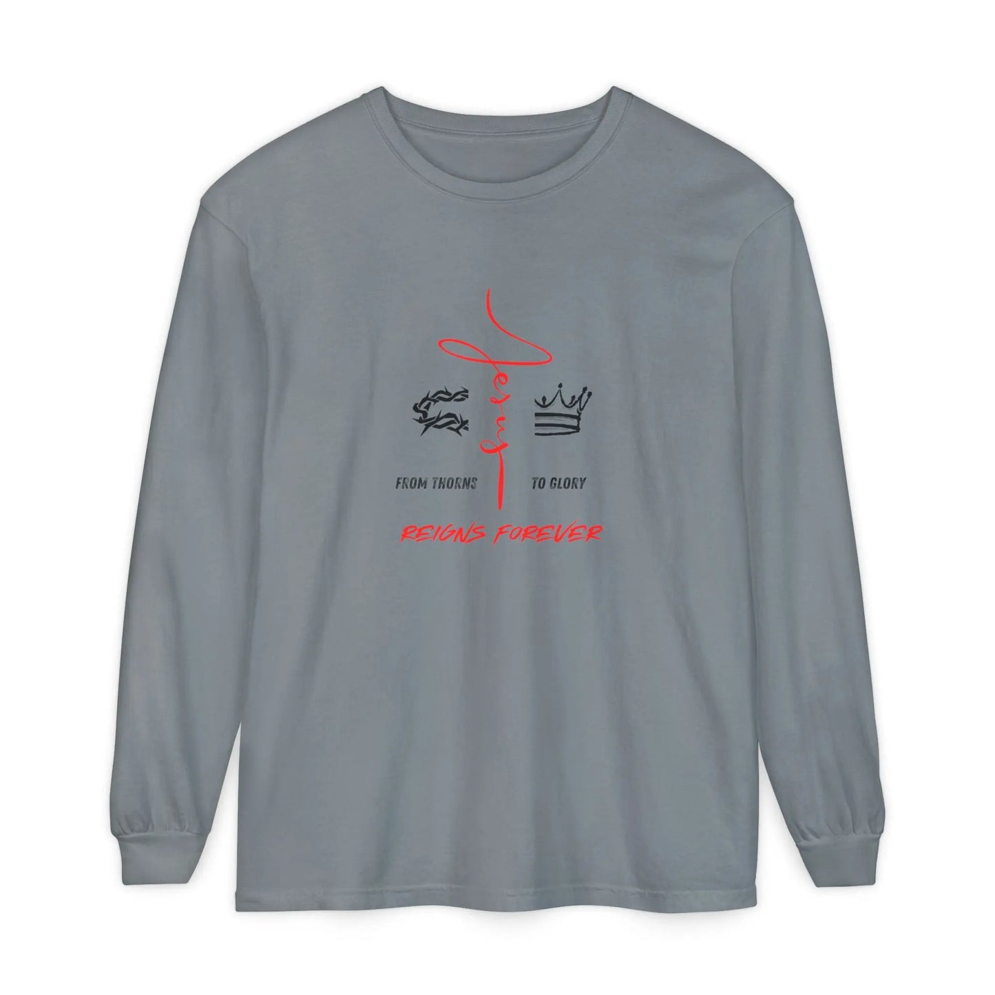 He Reigns Forever Mens Tee Printify