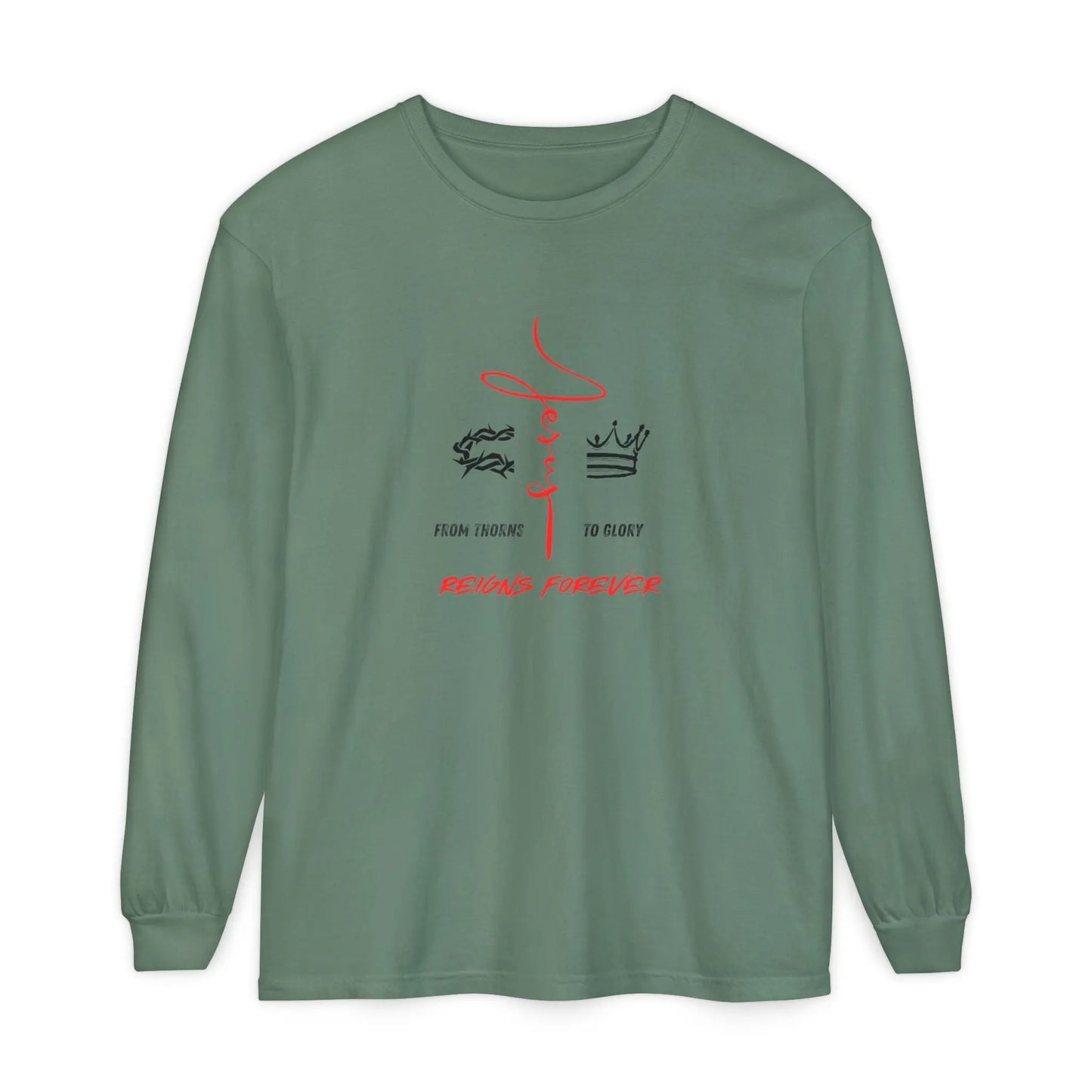He Reigns Forever Mens Tee Printify