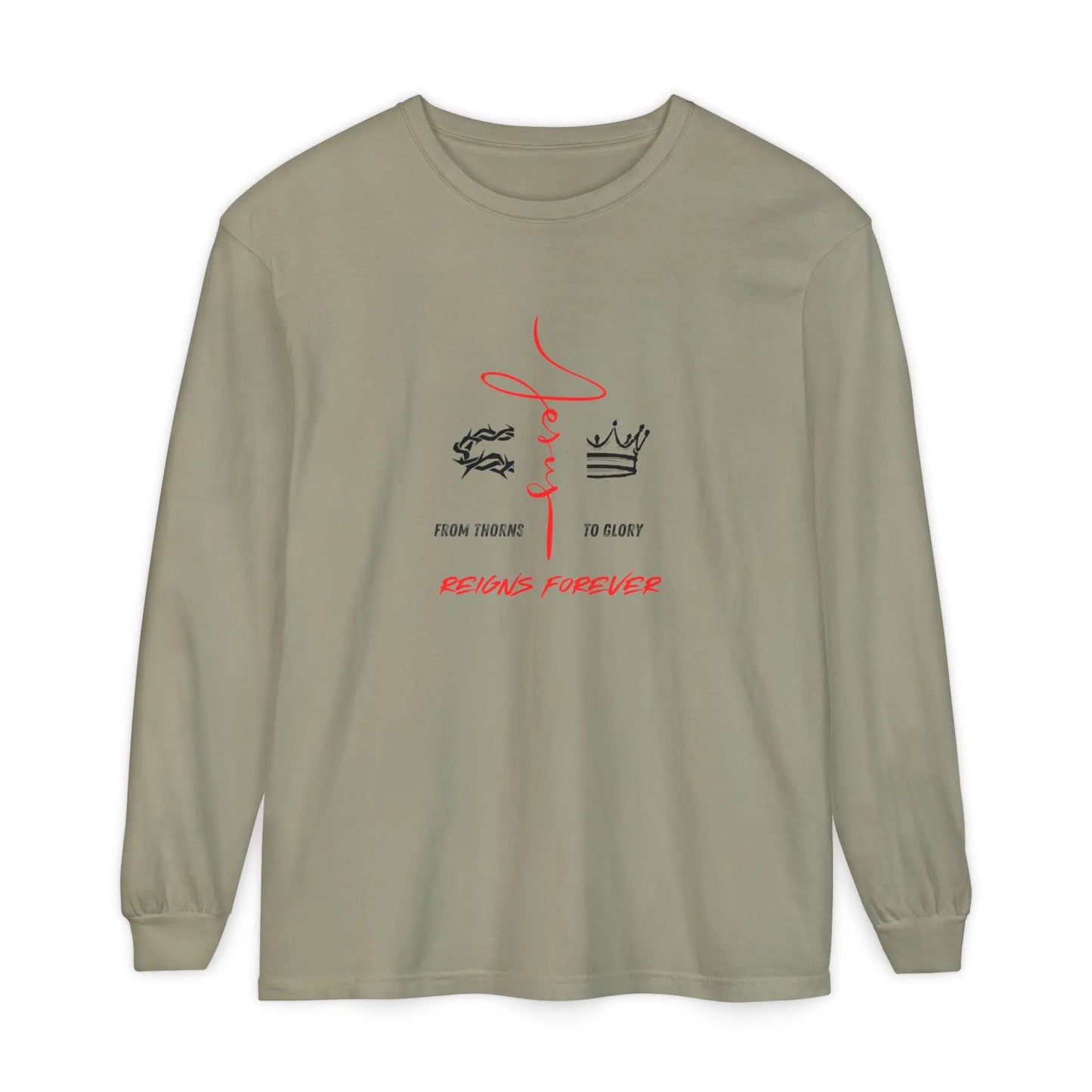 He Reigns Forever Mens Tee Printify