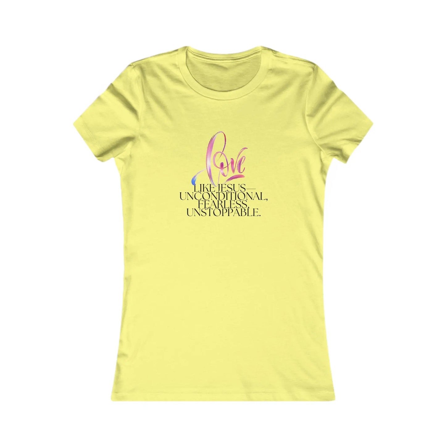 "Love Like Jesus - Unstoppable" Inspirational Womens Tee Printify
