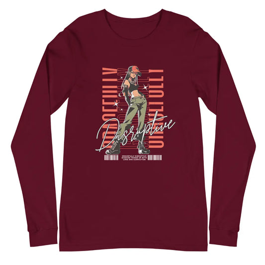 Gracefully Disruptive Women's Long Sleeve Tee Crossroads Creations