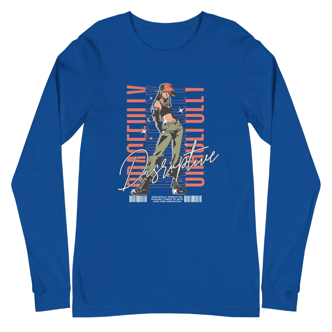 Gracefully Disruptive Women's Long Sleeve Tee Crossroads Creations