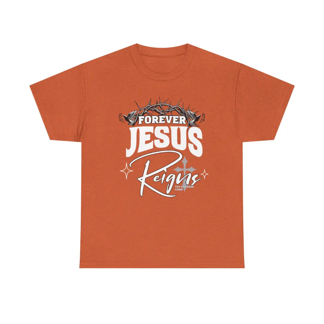 Jesus Reigns Faith Inspired Tee Printify