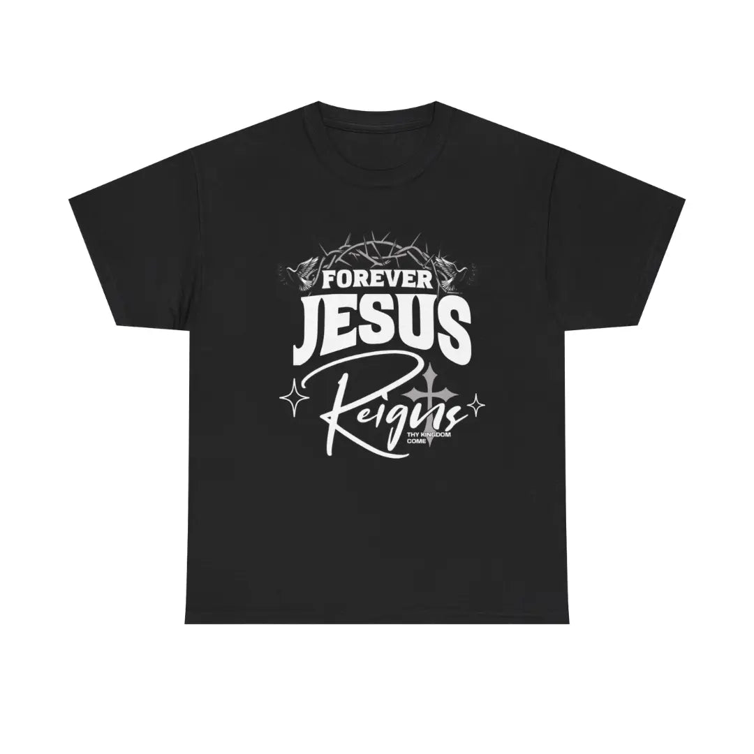 Jesus Reigns Faith Inspired Tee Printify