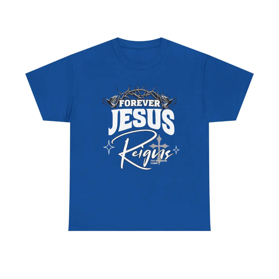 Jesus Reigns Faith Inspired Tee Printify