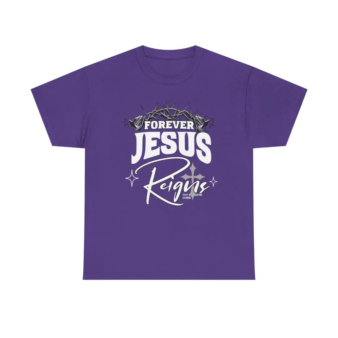 Jesus Reigns Faith Inspired Tee Printify