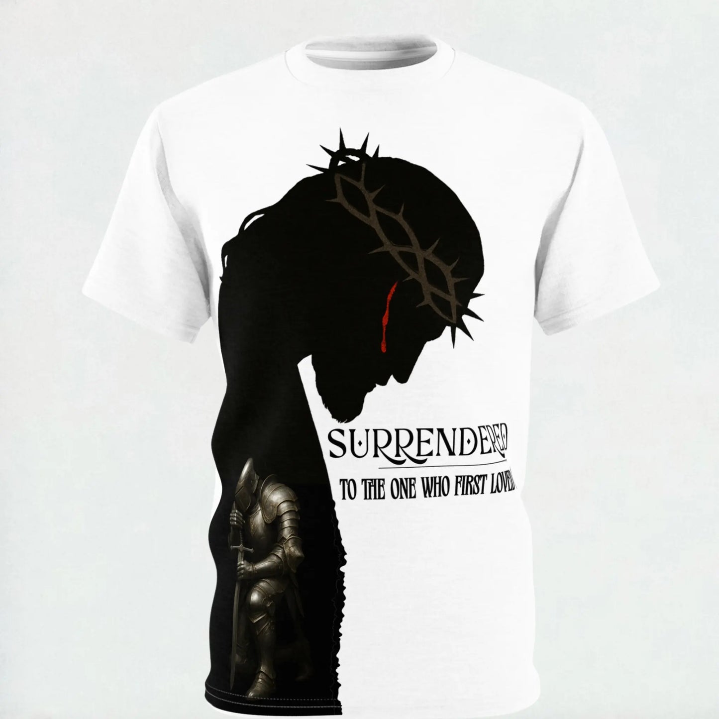 Surrendered – Faith-Inspired Tee Printify