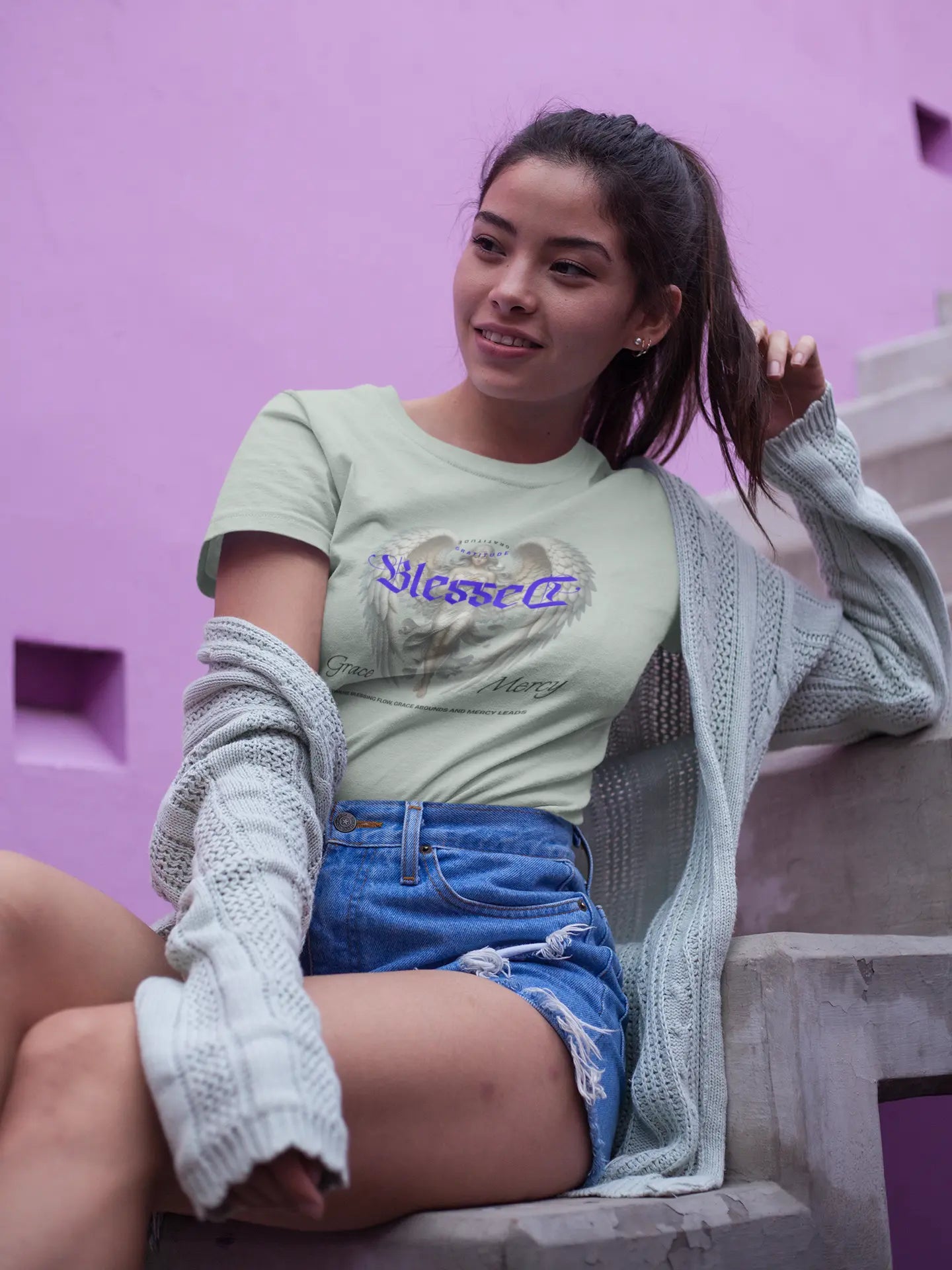 Blessed - Grace & Mercy T-Shirt Printify