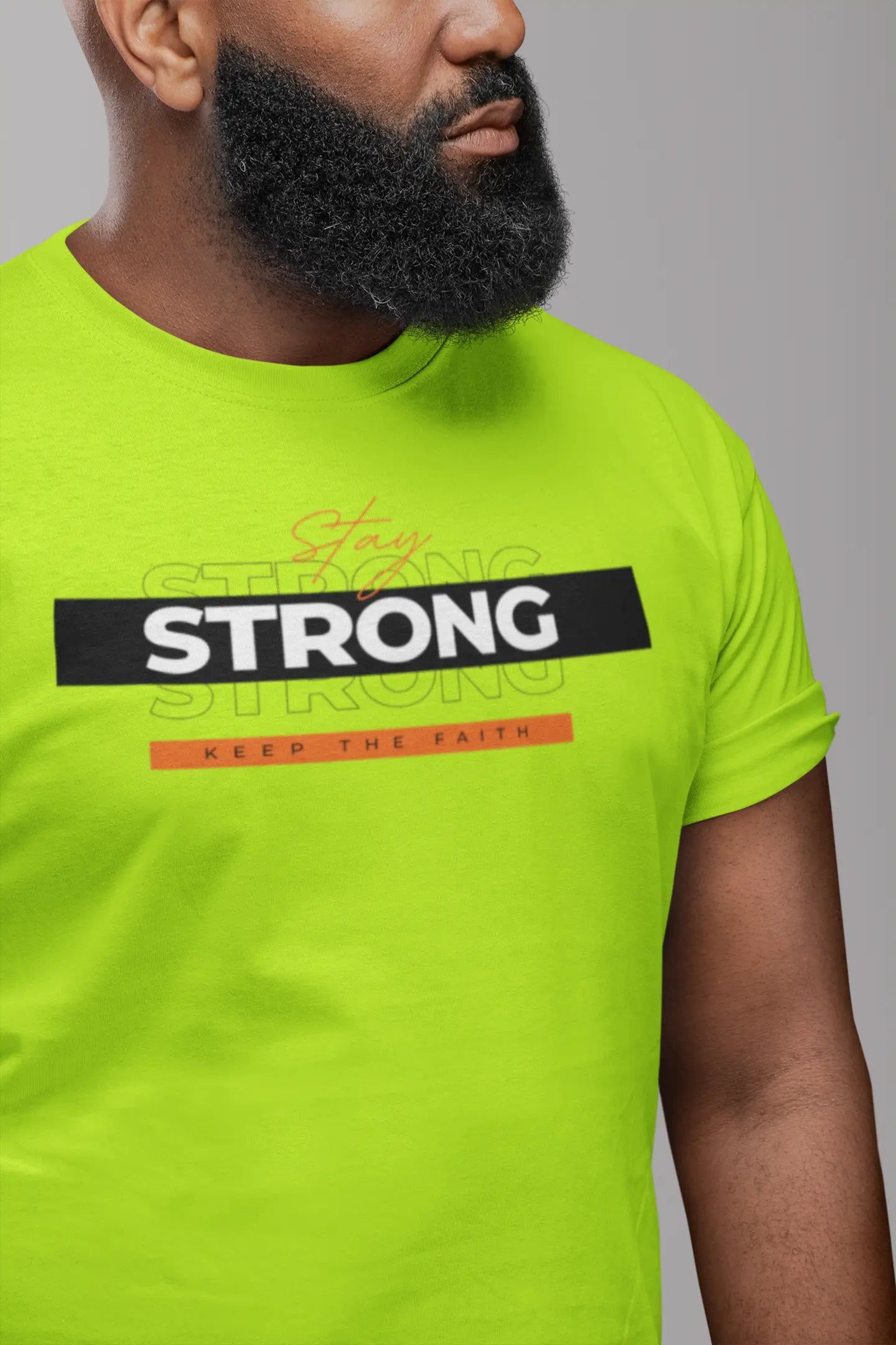 "Stay Strong Keep The Faith" Inspirational Apparel Printify