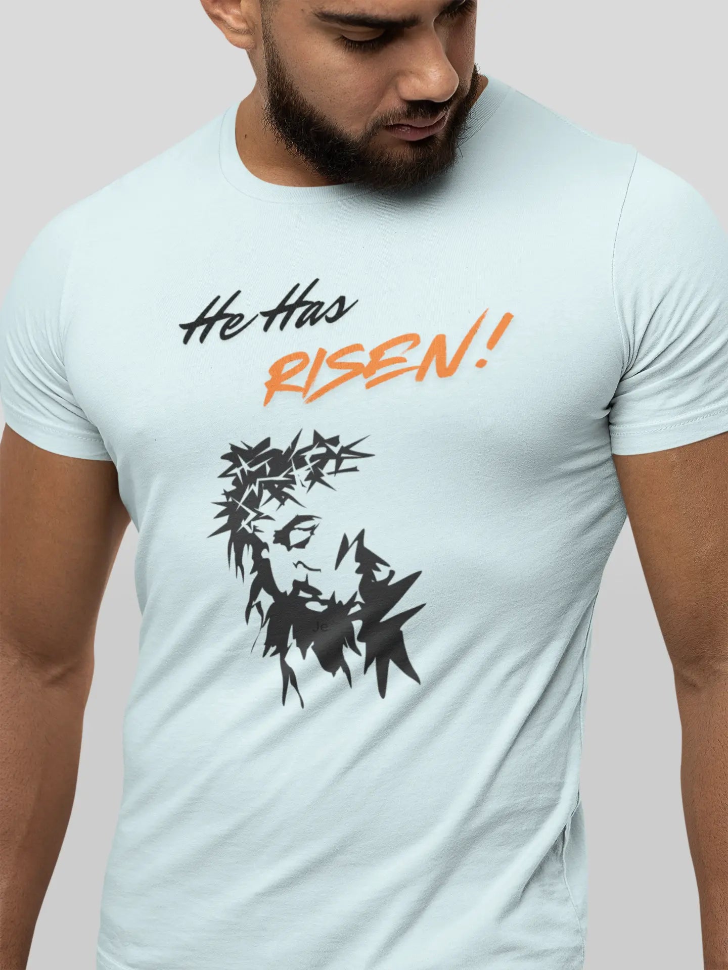 He Has Risen – Inspirational Tee Crossroads Creations