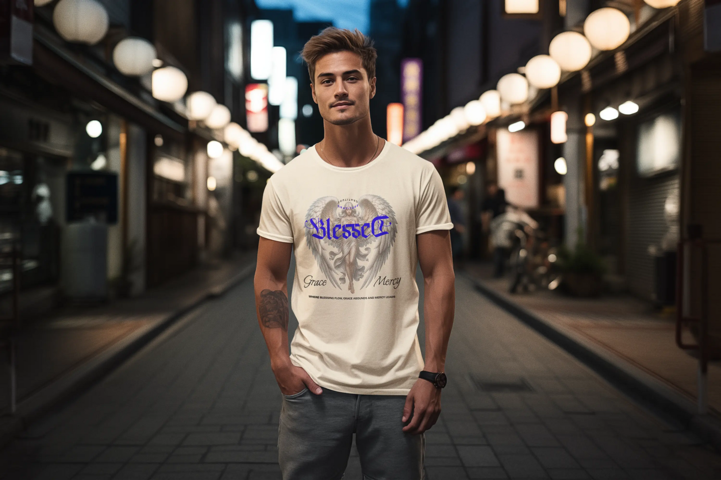 Blessed - Grace & Mercy T-Shirt Printify