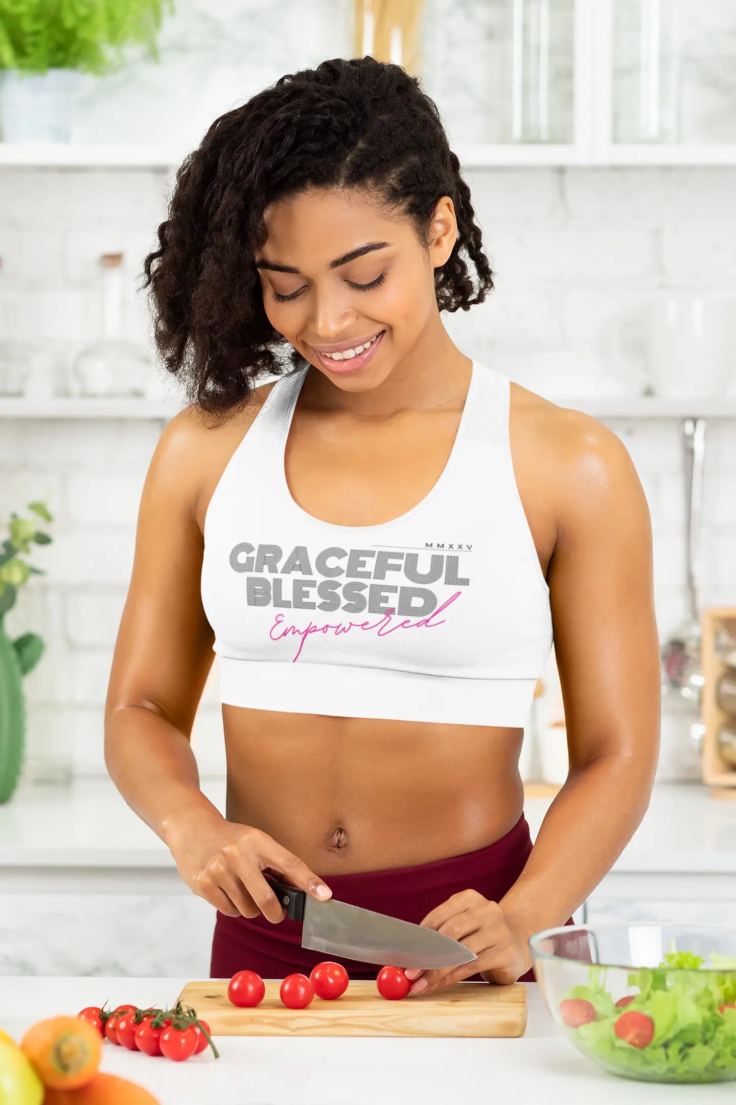 "Gracefully Blessed" - Activewear for Women Printify