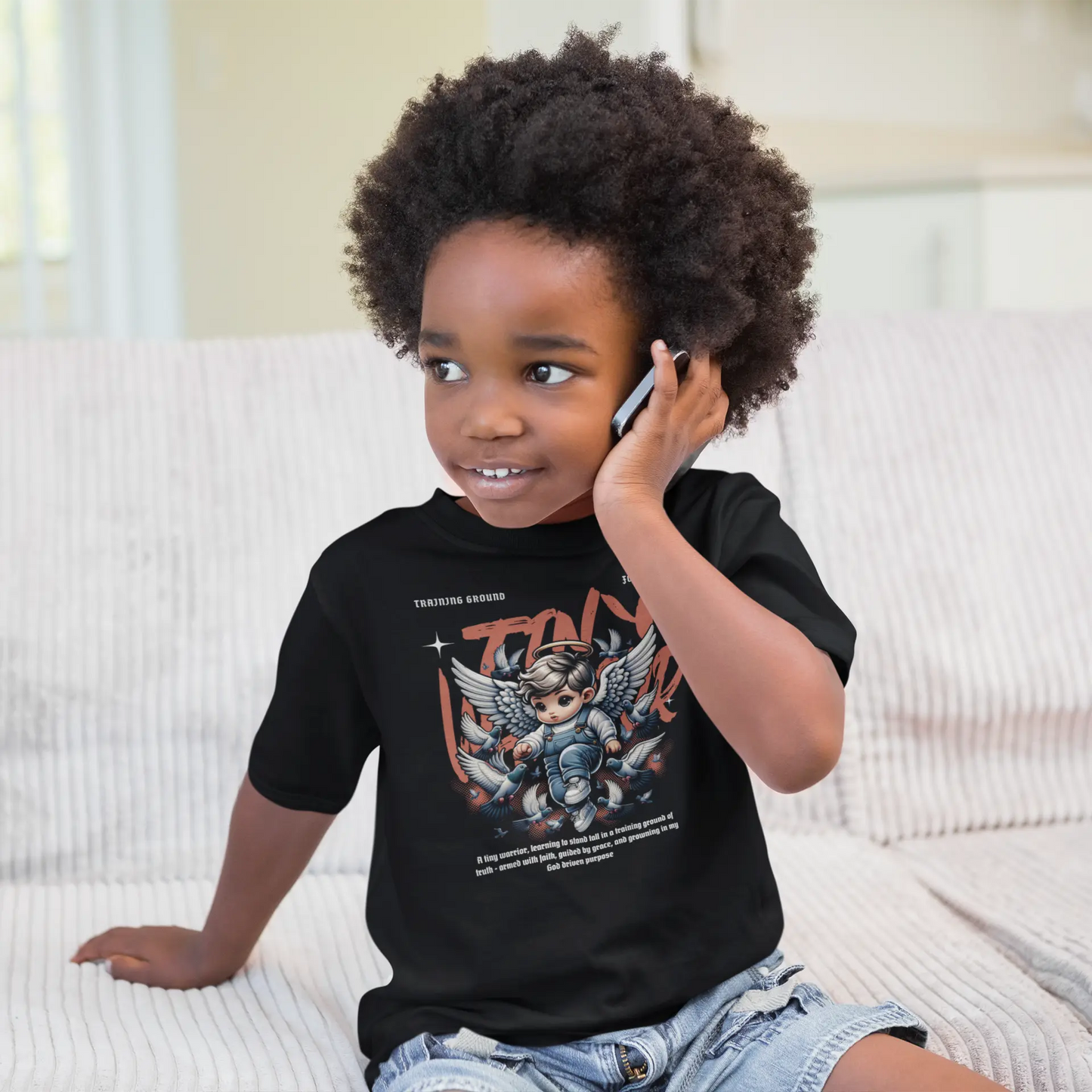 Fun Angel Warrior Tee Printify