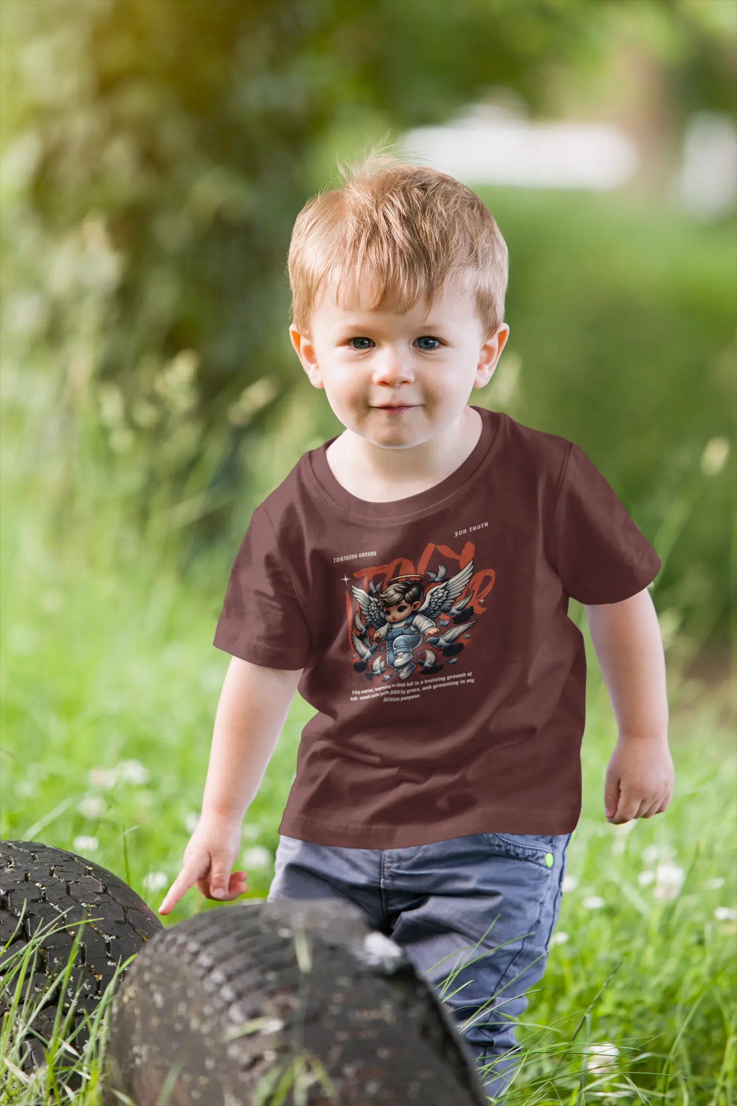 Fun Angel Warrior Tee Printify