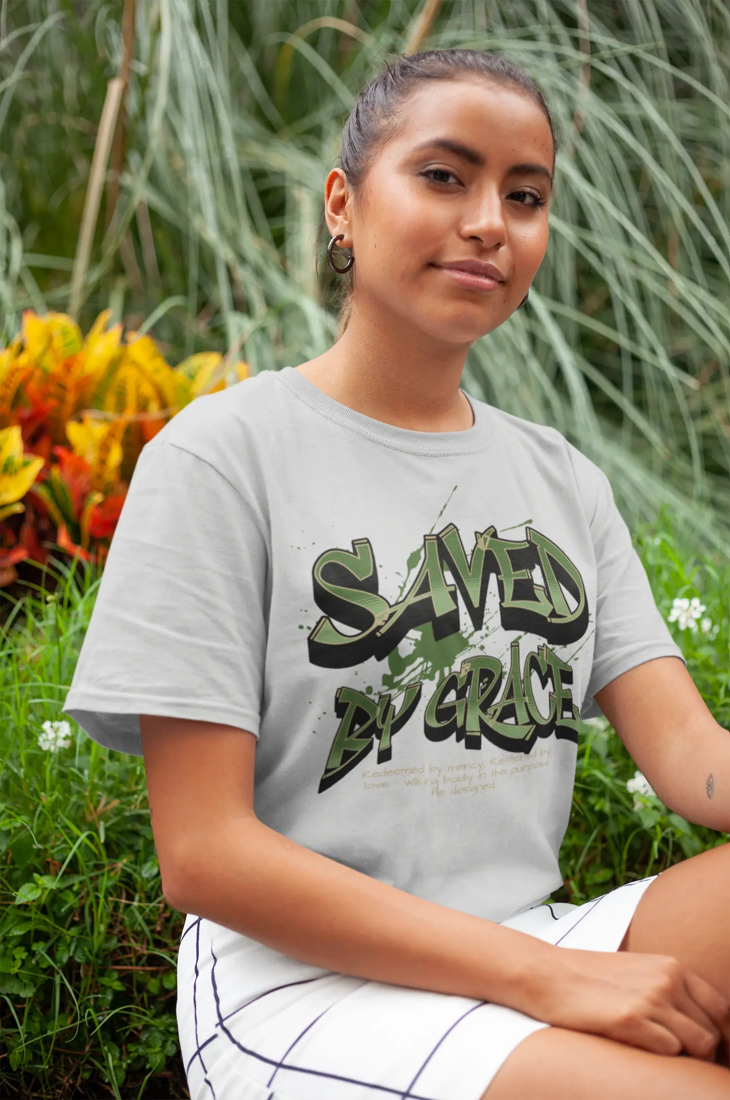 Saved By Grace - Tee Shirt Printify