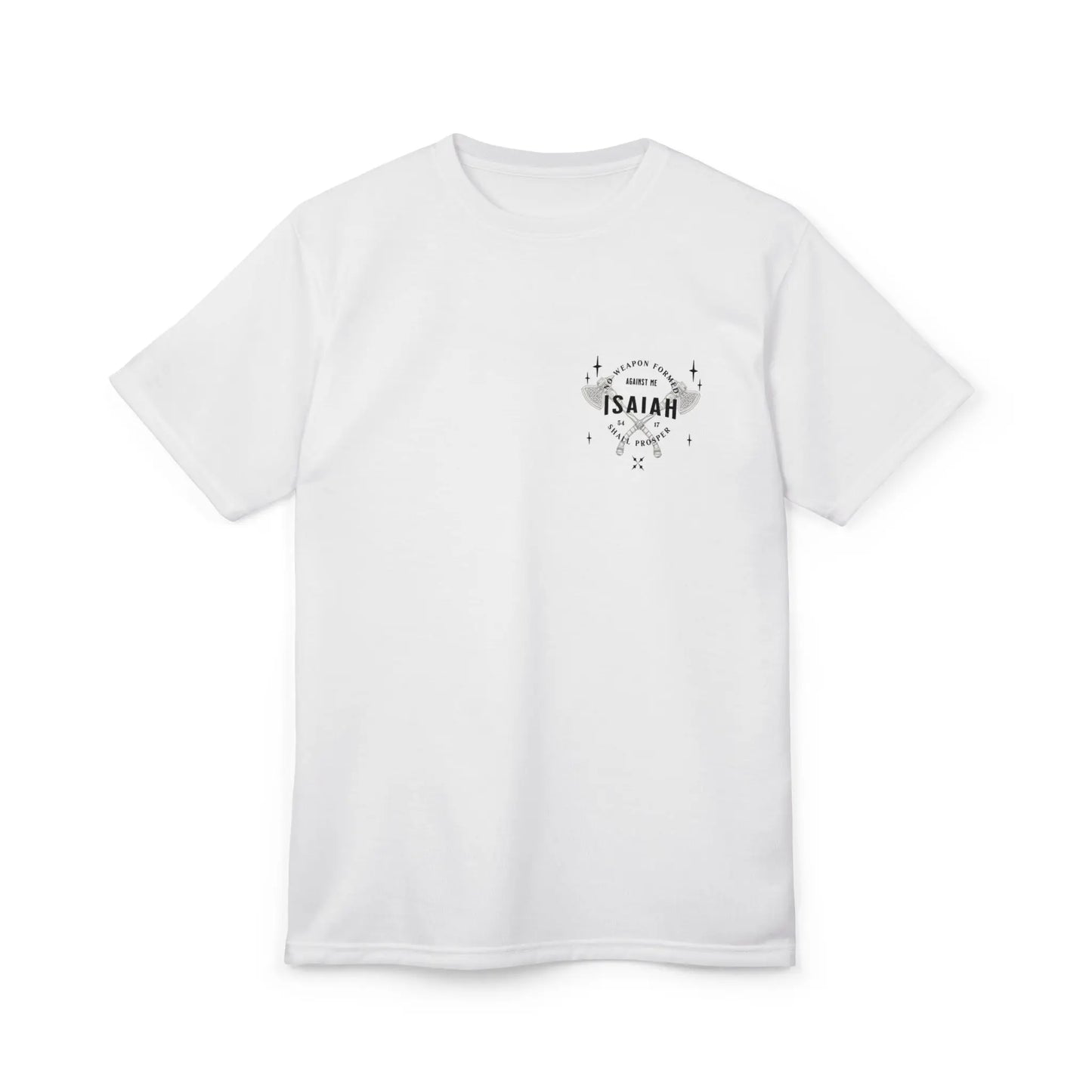 Inspirational Unisex Tee - 'No Weapon Formed Against Me' - Motivational Apparel, Spiritual Gift, Faith-Based Fashion, Christian Tee, [...] Printify