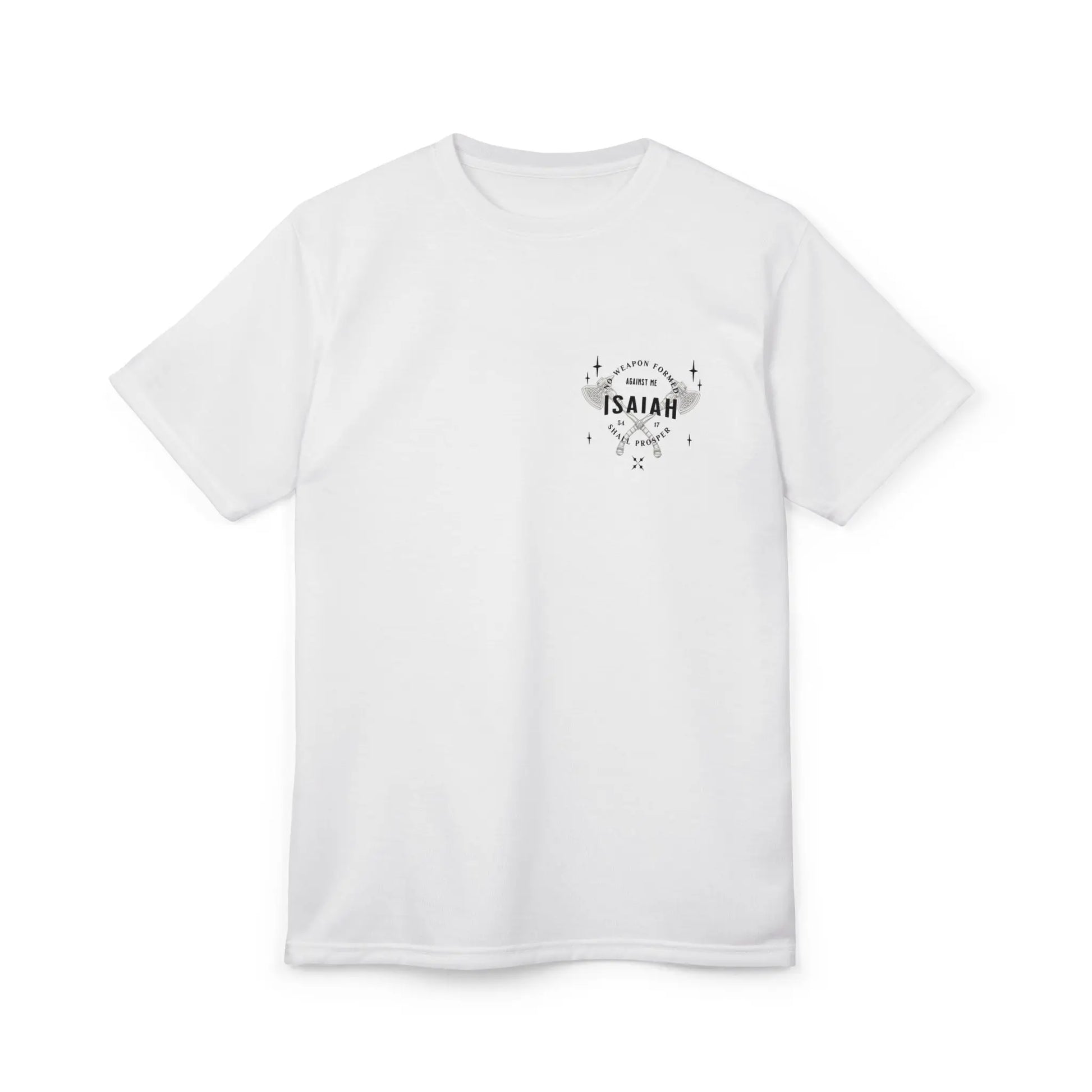 Inspirational Unisex Tee - 'No Weapon Formed Against Me' - Motivational Apparel, Spiritual Gift, Faith-Based Fashion, Christian Tee, [...] Printify