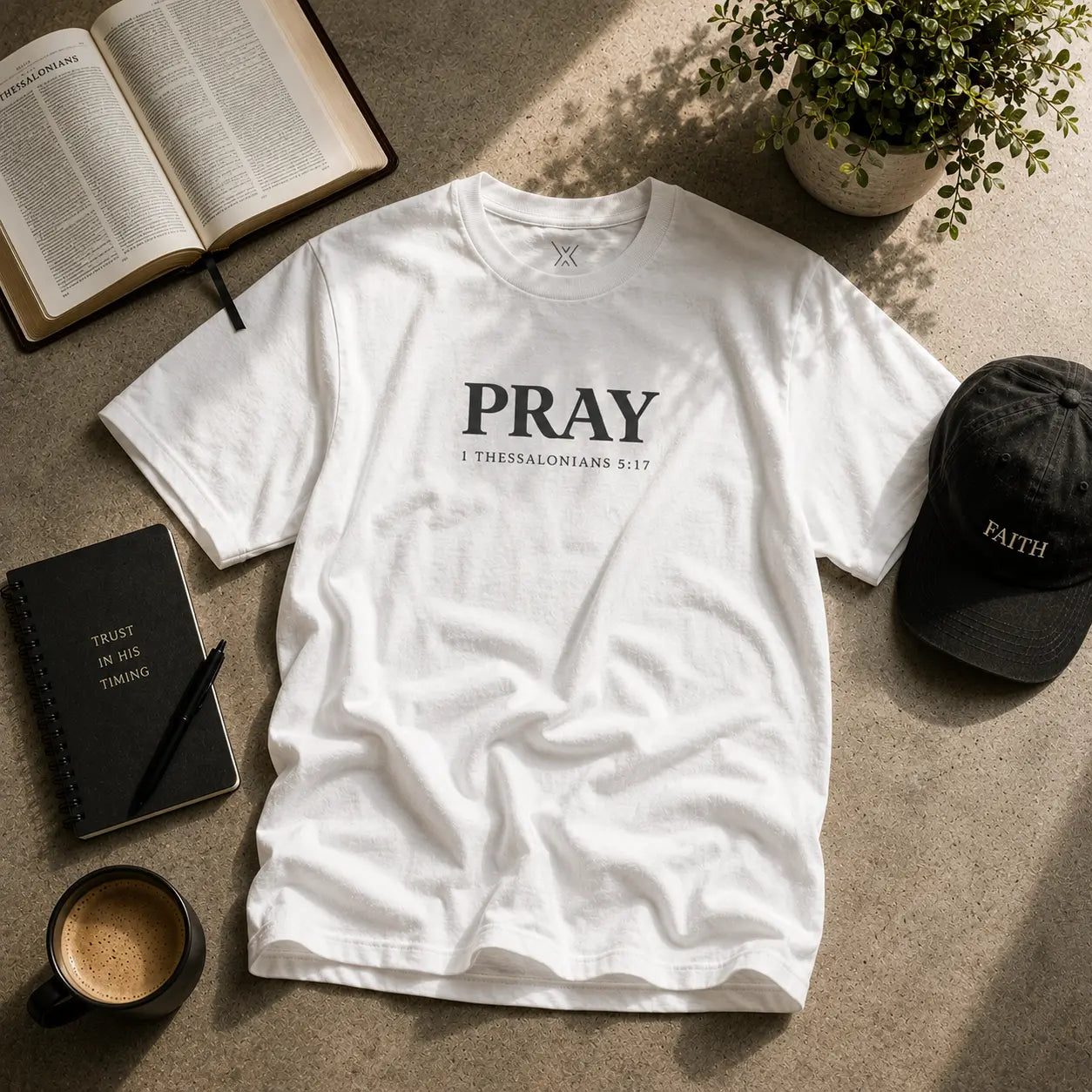 Pray On It Tee - Crossroads Creations