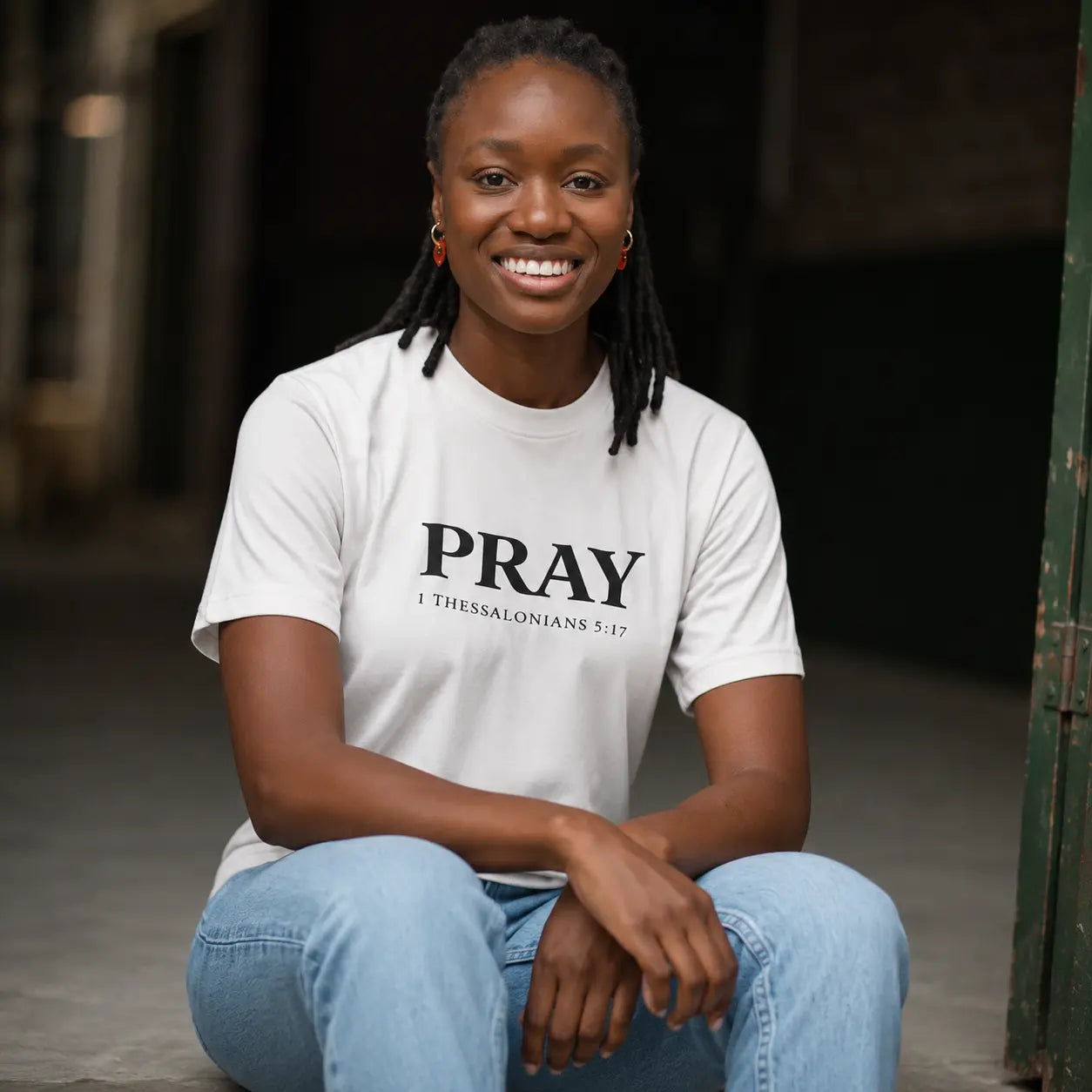 Pray On It Tee - Crossroads Creations
