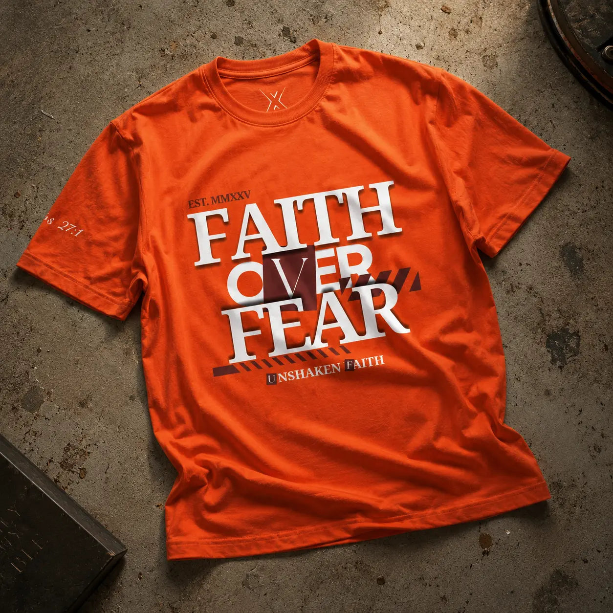 Faith Over Fear Tee - Crossroads Creations