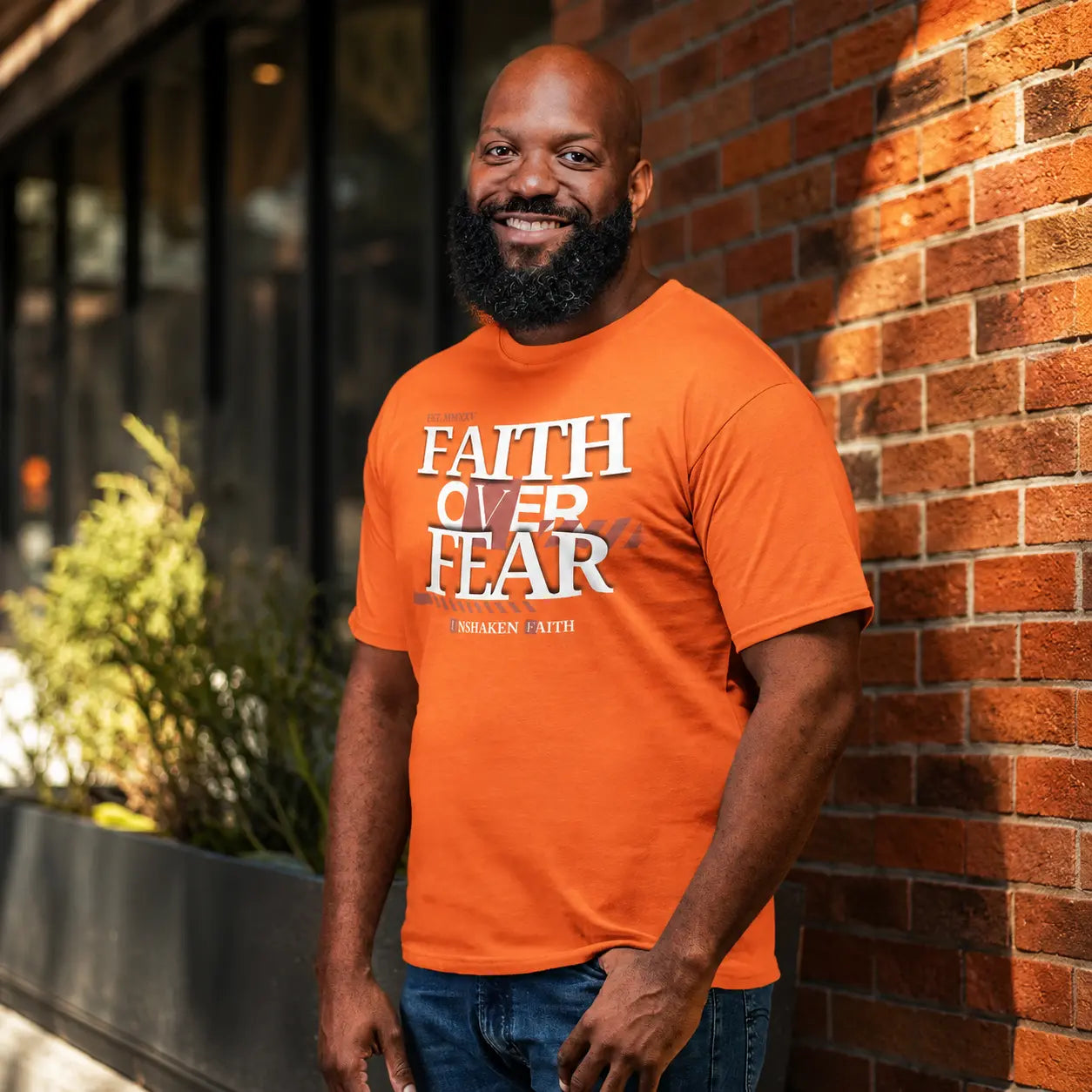 Faith Over Fear Tee - Crossroads Creations