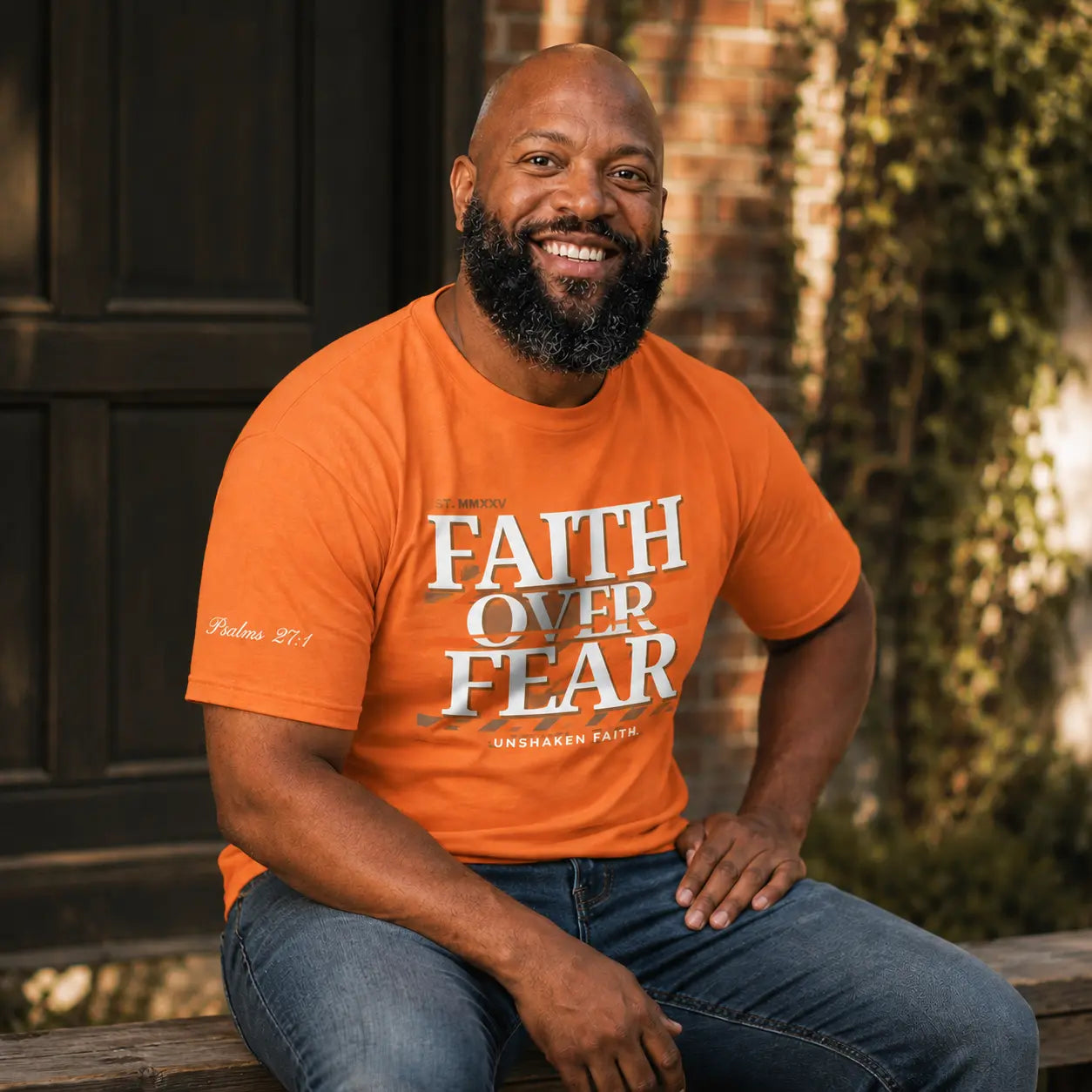 Faith Over Fear Tee - Crossroads Creations