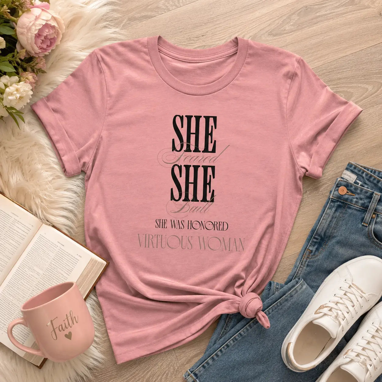 Virtuous Woman Tee - Crossroads Creations