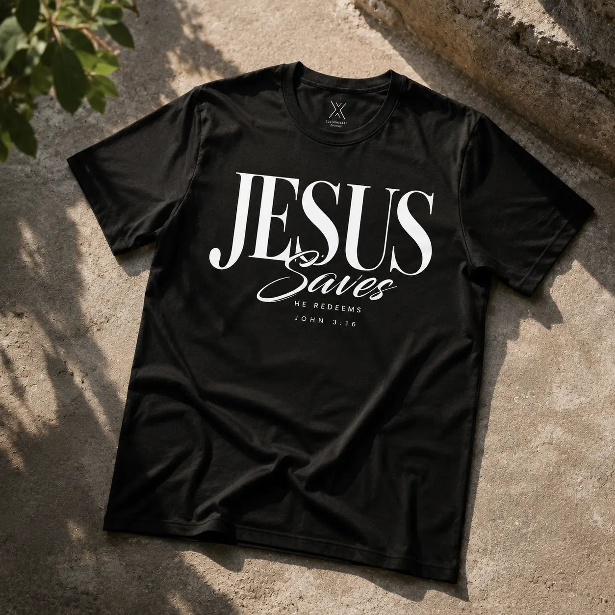 Jesus Saves Tee - Crossroads Creations
