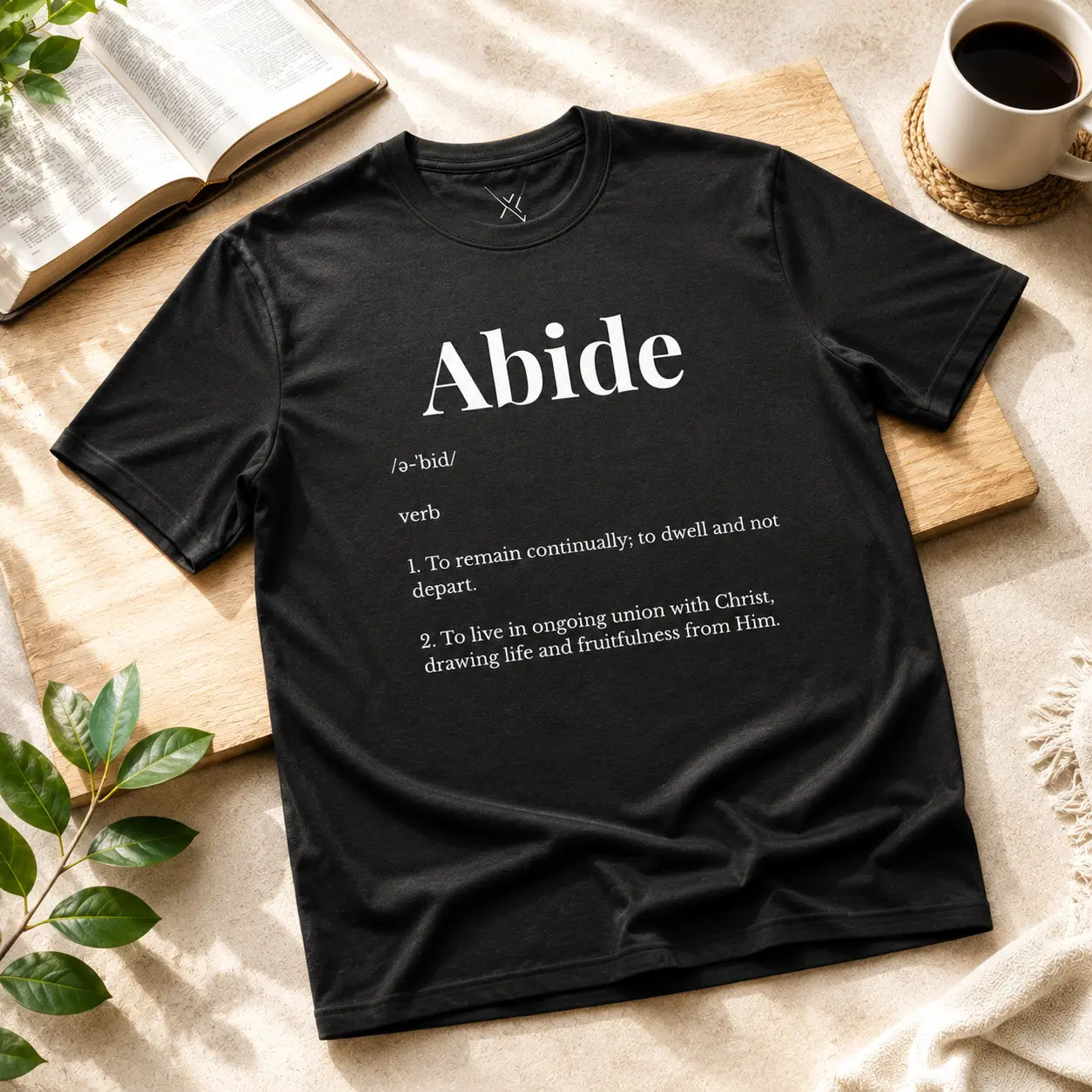 Abide Tee - Crossroads Creations