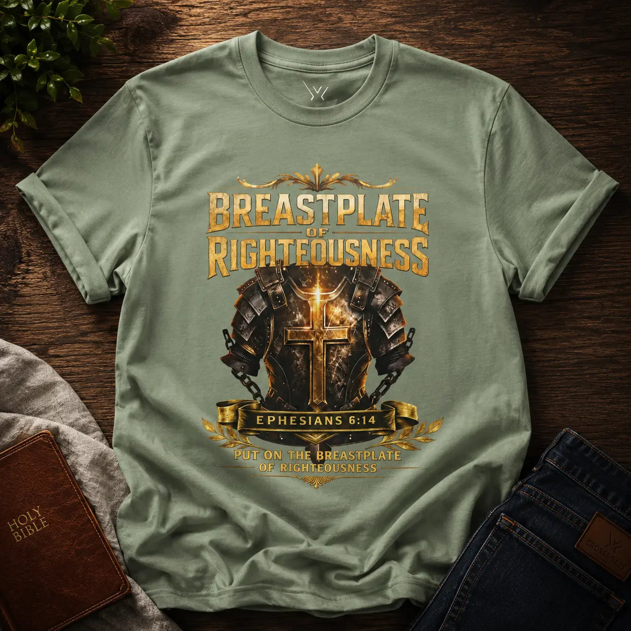 Breastplate of Righteousness Tee - Crossroads Creations