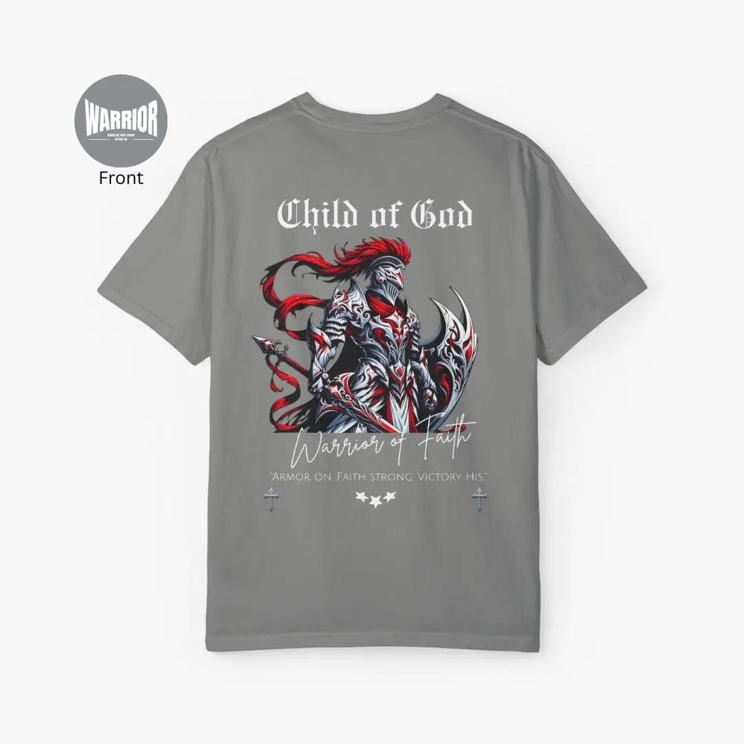 Child of God Warrior of Faith Tee Printify