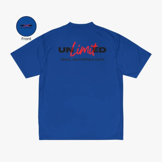 Unlimited Grace, Unstoppable Faith Men's Athletic Tee Printify