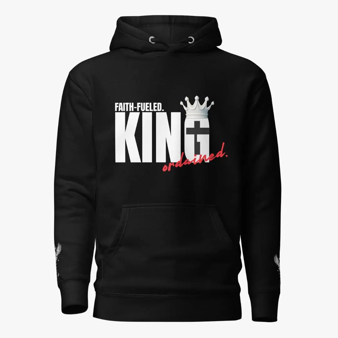 Faith-Fueled King Hoddie Crossroads Creations