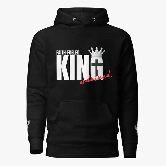 Faith-Fueled King Hoddie Crossroads Creations