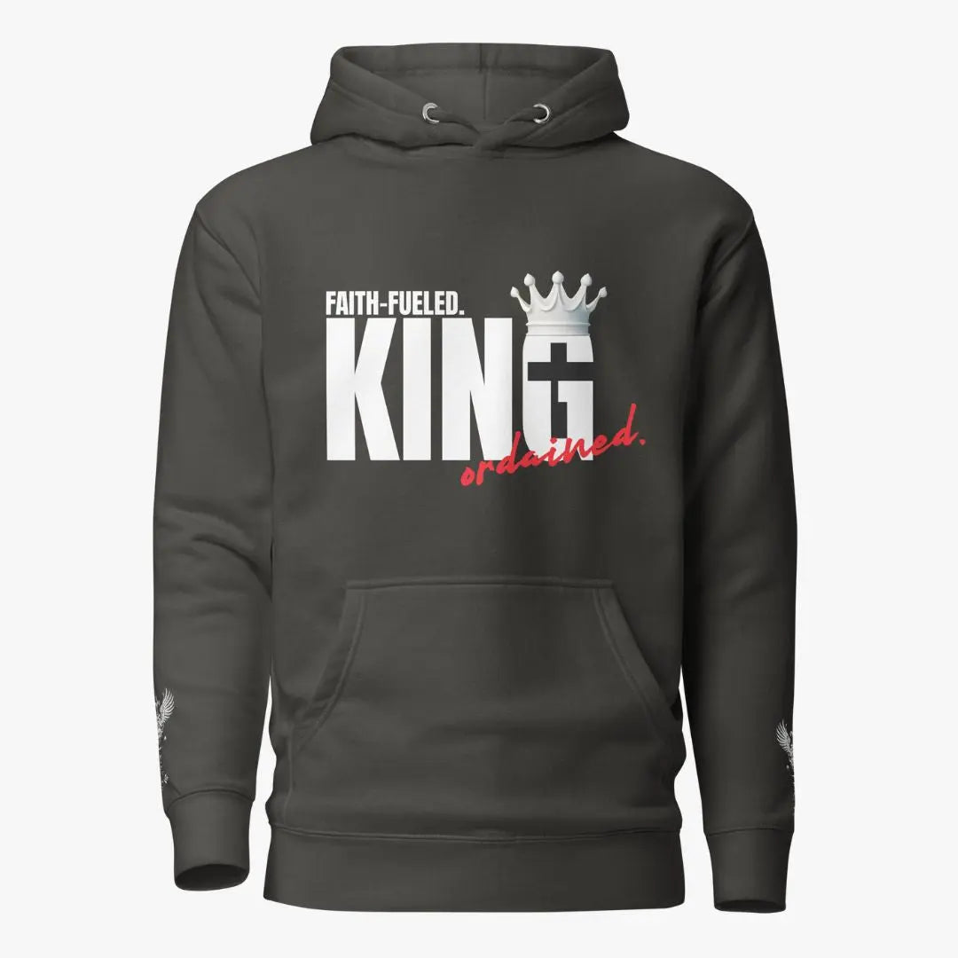 Faith-Fueled King Hoddie Crossroads Creations