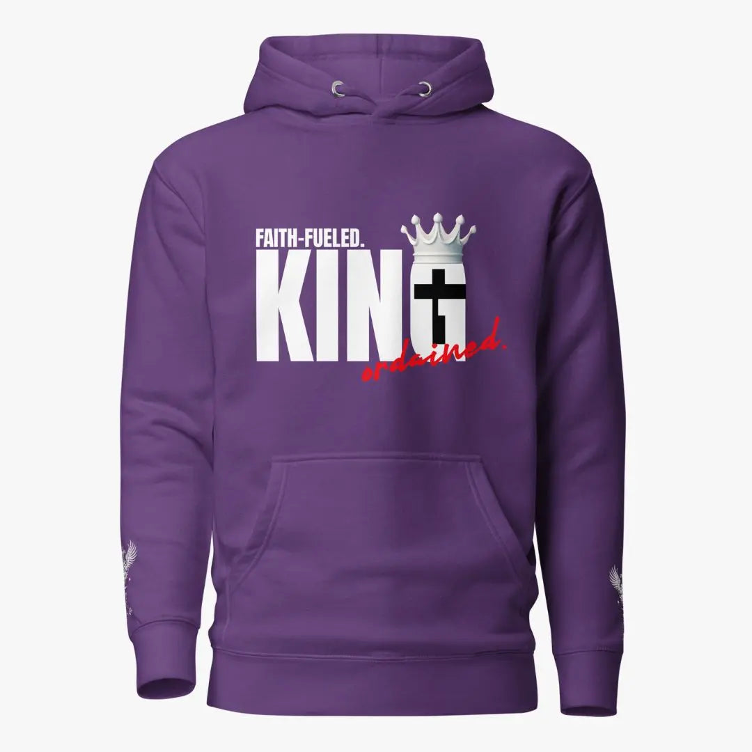 Faith-Fueled King Hoddie Crossroads Creations