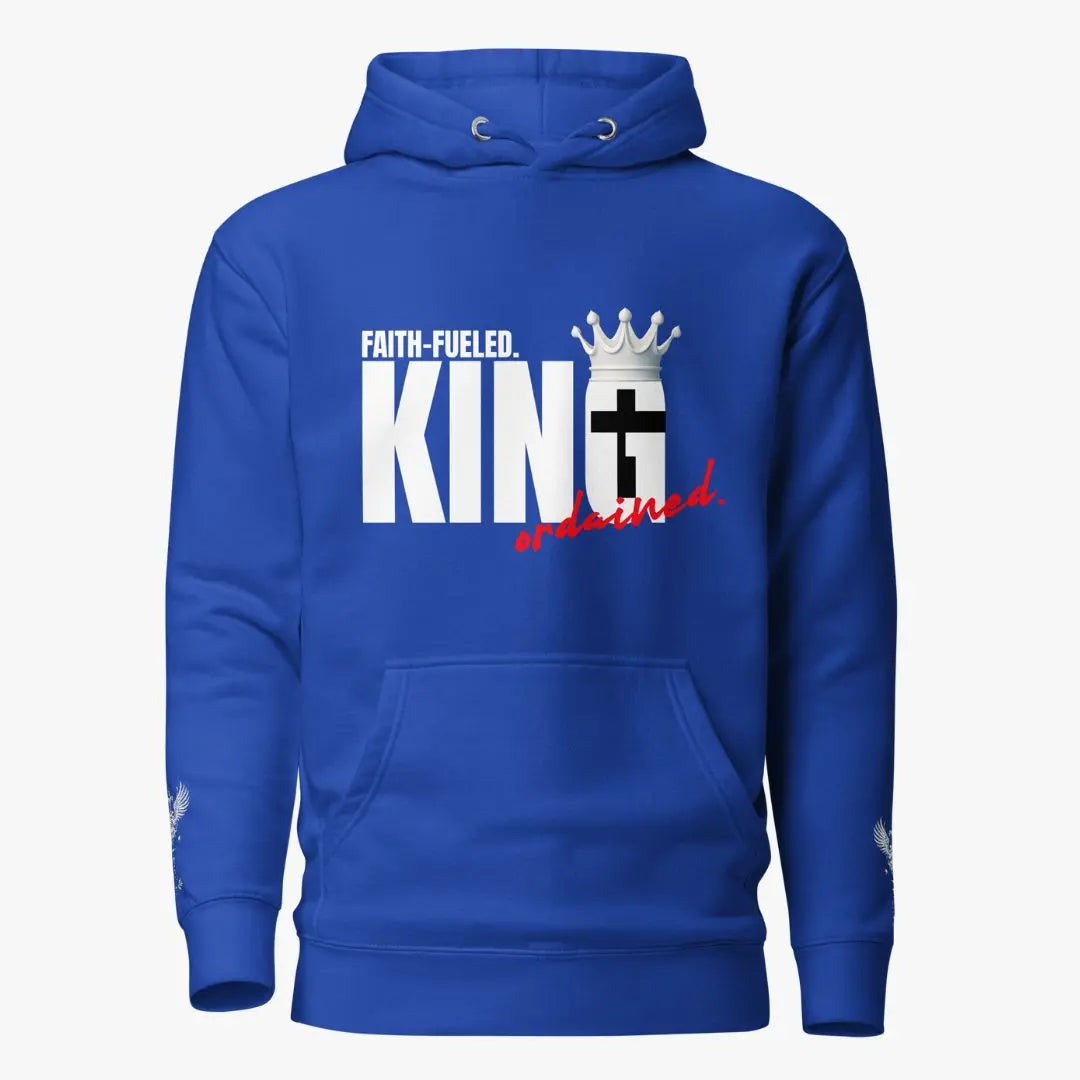 Faith-Fueled King Hoddie Crossroads Creations