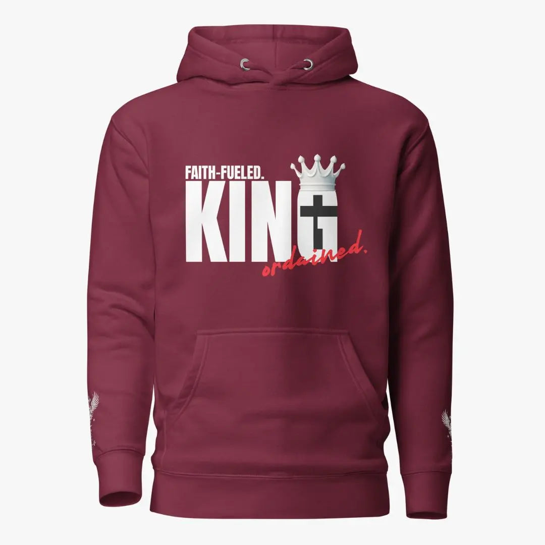 Faith-Fueled King Hoddie Crossroads Creations